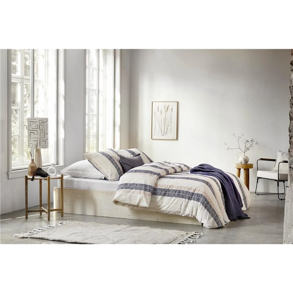 Walra - Dekbedovertrek Remade Drawing Fishbones - 200x220 Cm - Off White 6 Walra - Dekbedovertrek Remade Drawing Fishbones - 200x220 Cm - Off White - Afbeelding 4