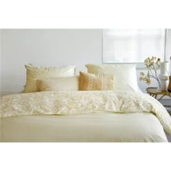 Walra - Dekbedovertrek Perfect Paisley - 200x220 Cm - Geel -Kwaliteit Geselecteerde Dekbedovertrekkenwinkel 1000034126 0102