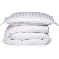Dekbedovertrek Damai Linea White Satijn-200x200/220 -Kwaliteit Geselecteerde Dekbedovertrekkenwinkel 1000034373 0101