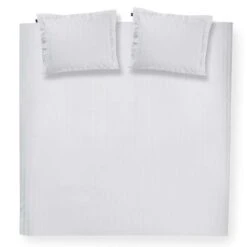 Dekbedovertrek Damai Linea White Satijn-200x200/220 -Kwaliteit Geselecteerde Dekbedovertrekkenwinkel 1000034373 0102