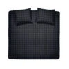 Damai Dekbedovertrek Flanel - 260 X 200/220cm - Blauw Ruitmotief -Kwaliteit Geselecteerde Dekbedovertrekkenwinkel 1000034440