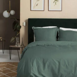 Cinderella Dekbedovertrek Sundays - Satijn - 260x200/220 Cm - Green 7 Cinderella Dekbedovertrek Sundays - Satijn - 260x200/220 Cm - Green -Kwaliteit Geselecteerde Dekbedovertrekkenwinkel 1000034459 0101