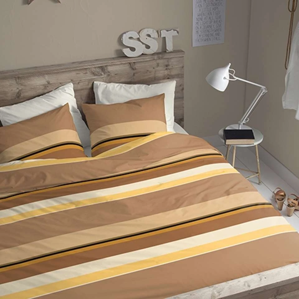 Cinderella Dekbedovertrek Flanel Cuba Caramel-2-persoons (200 X 200/220 Cm) 6 Cinderella Dekbedovertrek Flanel Cuba Caramel-2-persoons (200 X 200/220 Cm) - Afbeelding 4