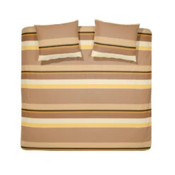 Cinderella Dekbedovertrek Flanel Cuba Caramel-2-persoons (200 X 200/220 Cm)