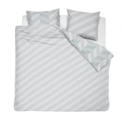 Damai Dekbedovertrek Atomy - Satijn - 260x200/220 Cm - Glacier -Kwaliteit Geselecteerde Dekbedovertrekkenwinkel 1000034596 0101