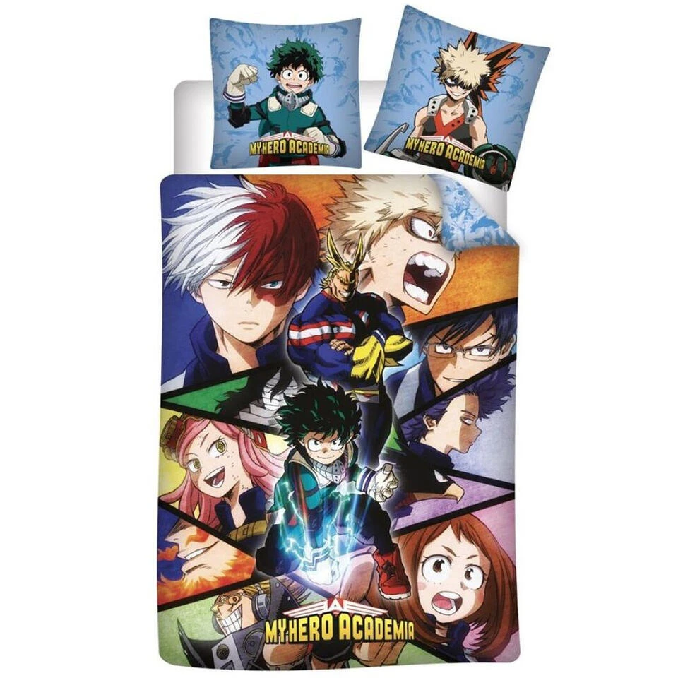 My Hero Academia Dekbedovertrek, Quirk - Eenpersoons - 140 X 200 Cm - Polyester 3 My Hero Academia Dekbedovertrek, Quirk - Eenpersoons - 140 X 200 Cm - Polyester