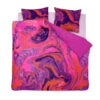 Damai Dekbedovertrek Trance - Satijn - 240x200/220 Cm - Shocking Pink -Kwaliteit Geselecteerde Dekbedovertrekkenwinkel 1000034623