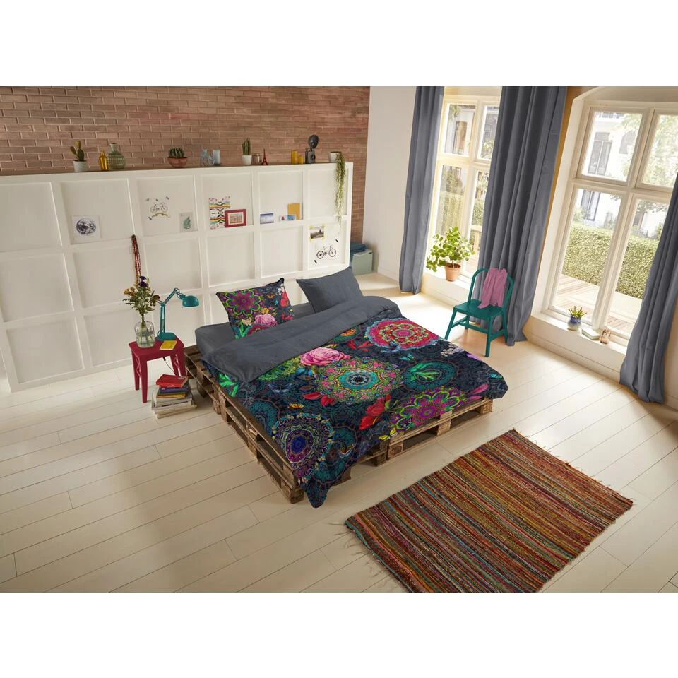 HIP Dekbedovertrek "Abbra" - Multi - (240x220 Cm) 4 HIP Dekbedovertrek "Abbra" - Multi - (240x220 Cm) - Afbeelding 2