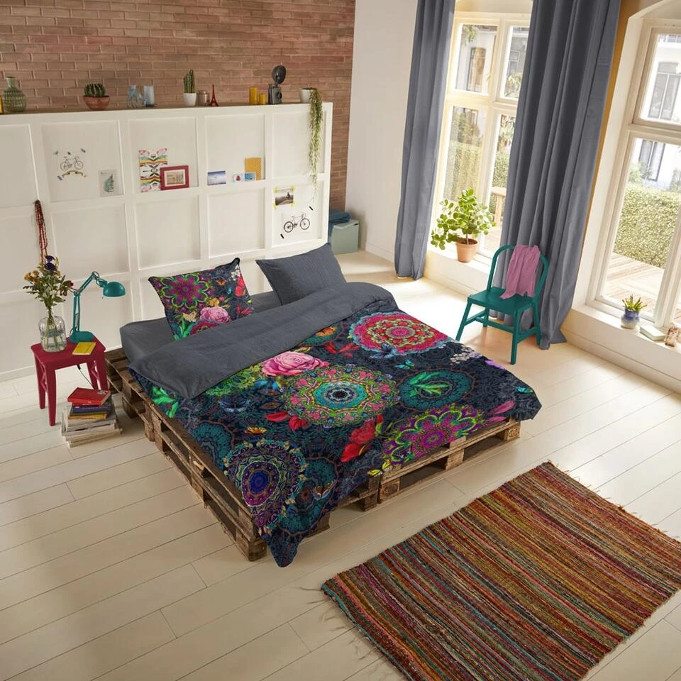 HIP Dekbedovertrek "Abbra" - Multi - (240x220 Cm) 5 HIP Dekbedovertrek "Abbra" - Multi - (240x220 Cm) - Afbeelding 3