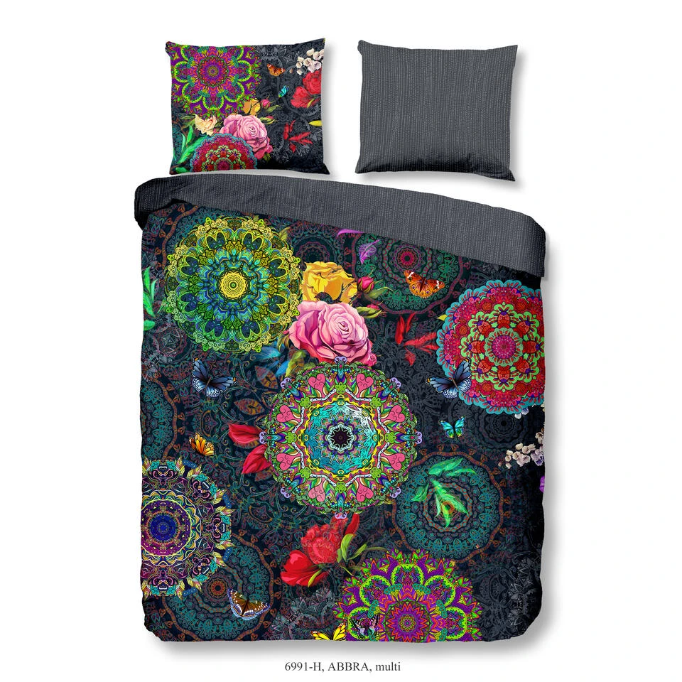 HIP Dekbedovertrek "Abbra" - Multi - (240x220 Cm) 3 HIP Dekbedovertrek "Abbra" - Multi - (240x220 Cm)
