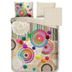 HIP Dekbedovertrek "Inessa" - Multi - (200x220 Cm) -Kwaliteit Geselecteerde Dekbedovertrekkenwinkel 1000034656 0103