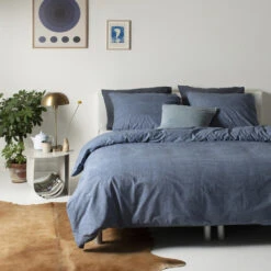 Cinderella Dekbedovertrek Lyn - Katoen - 260x200/220 Cm - Grisaille Blue 7 Cinderella Dekbedovertrek Lyn - Katoen - 260x200/220 Cm - Grisaille Blue -Kwaliteit Geselecteerde Dekbedovertrekkenwinkel 1000034662 0101