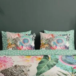 HIP Dekbedovertrek "Verda" - Multi - (140x220 Cm) -Kwaliteit Geselecteerde Dekbedovertrekkenwinkel 1000034755 0102