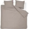 Damai Dekbedovertrek Organic Satijn Taupe-2-persoons (200 X 200/220 Cm) -Kwaliteit Geselecteerde Dekbedovertrekkenwinkel 1000034969