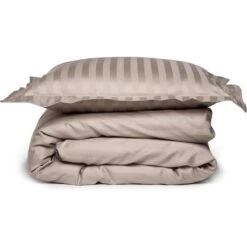 Dekbedovertrek Damai Linea Cement Satijn-140x200/220 -Kwaliteit Geselecteerde Dekbedovertrekkenwinkel 1000034972 0101