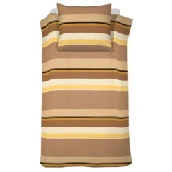 Cinderella Dekbedovertrek Flanel Cuba Caramel-Lits-jumeaux (260 X 200/220 Cm) -Kwaliteit Geselecteerde Dekbedovertrekkenwinkel 1000035099 0101