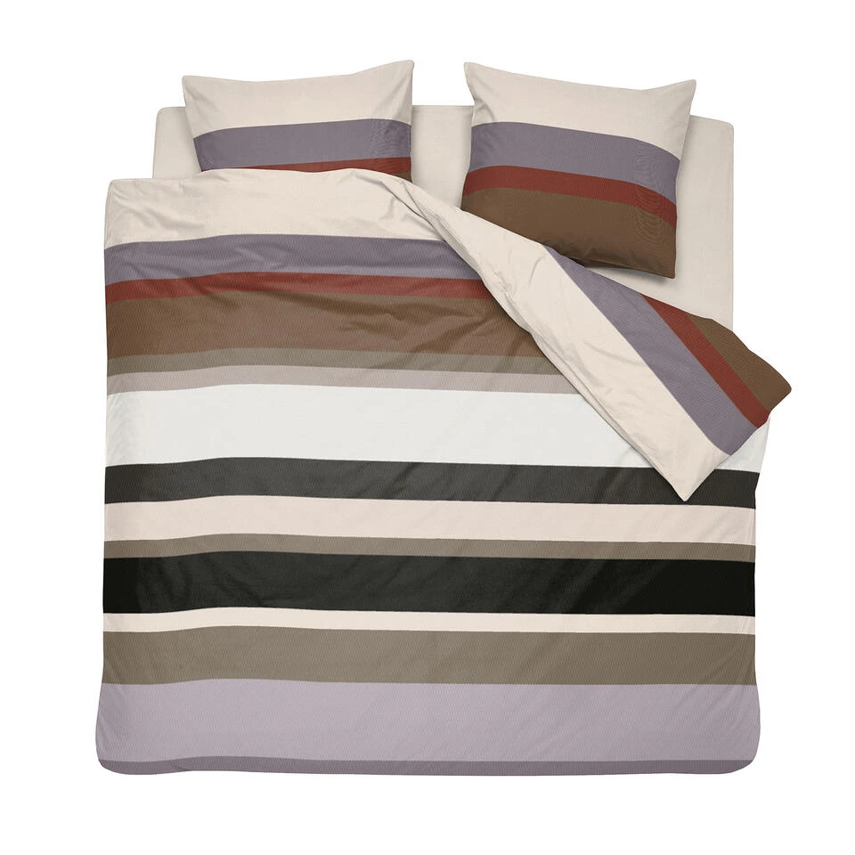 Damai Dekbedovertrek Casa - Katoen - 200x200/220 Cm Casa - Brown 3 Damai Dekbedovertrek Casa - Katoen - 200x200/220 Cm Casa - Brown