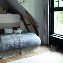 Damai Dekbedovertrek Warda - Katoen - 240x200/220 Cm - Anthracite -Kwaliteit Geselecteerde Dekbedovertrekkenwinkel 1000035233 0101