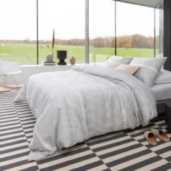 Damai Dekbedovertrek Ocean - Satijn - 200x200/220 Cm - White -Kwaliteit Geselecteerde Dekbedovertrekkenwinkel 1000035268 0101