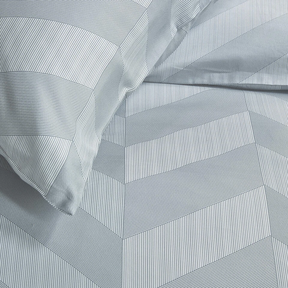 Damai Dekbedovertrek Atomy - Satijn - 140x200/220 Cm - Glacier 6 Damai Dekbedovertrek Atomy - Satijn - 140x200/220 Cm - Glacier - Afbeelding 4