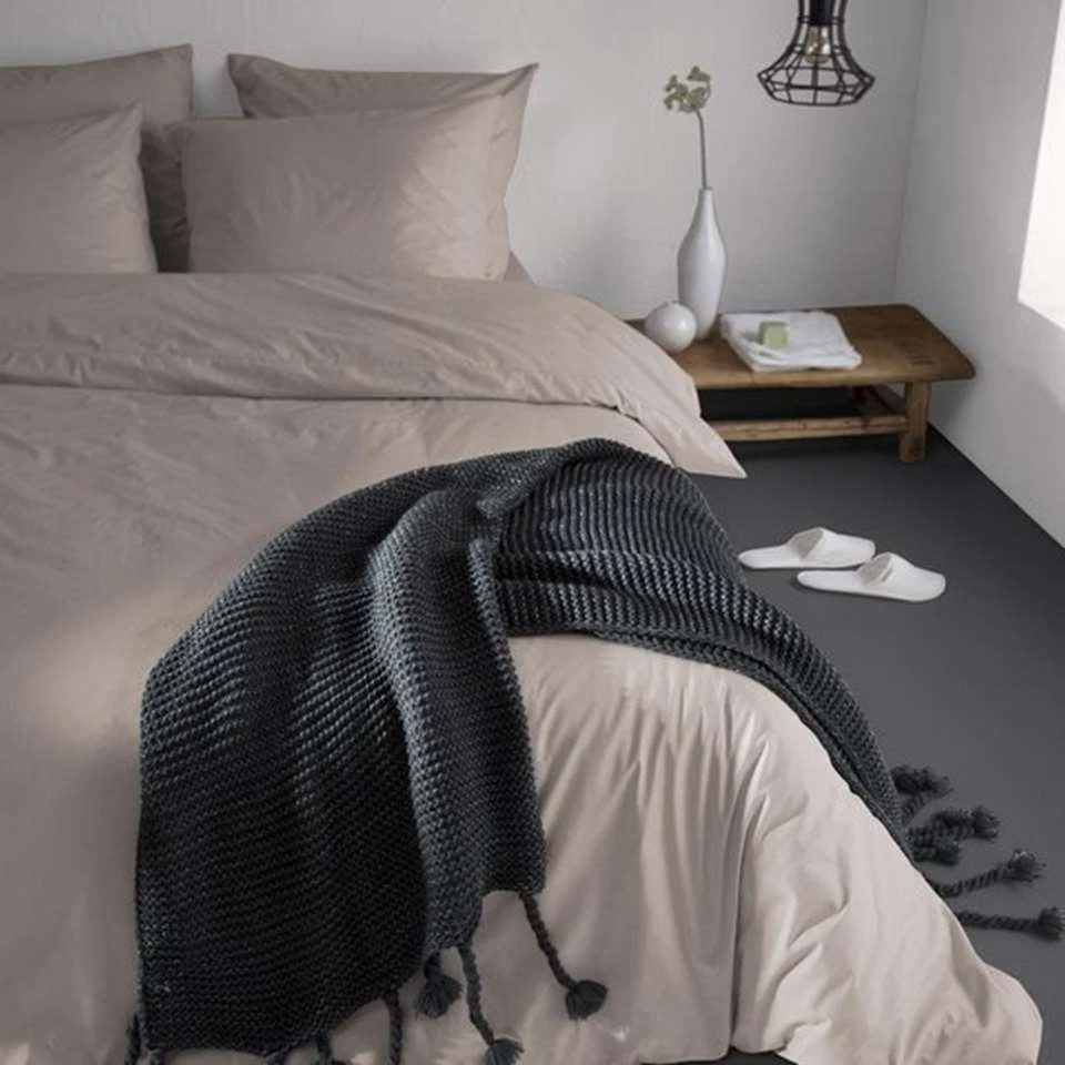 Damai Dekbedovertrek Organic Satijn Taupe-1-persoons (140 X 200/220 Cm) 4 Damai Dekbedovertrek Organic Satijn Taupe-1-persoons (140 X 200/220 Cm) - Afbeelding 2