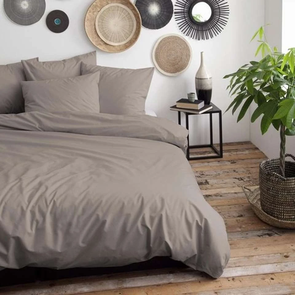 Damai Dekbedovertrek Organic Satijn Taupe-1-persoons (140 X 200/220 Cm) 5 Damai Dekbedovertrek Organic Satijn Taupe-1-persoons (140 X 200/220 Cm) - Afbeelding 3