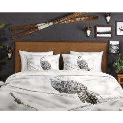 Good Morning Dekbedovertrek "Snowy Owl" - Wit - (200x220 Cm) -Kwaliteit Geselecteerde Dekbedovertrekkenwinkel 1000035763 0110