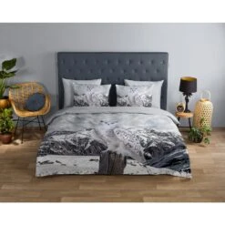 Good Morning Dekbedovertrek "Jacob" - Grijs - (240x220 Cm) -Kwaliteit Geselecteerde Dekbedovertrekkenwinkel 1000035765 0101