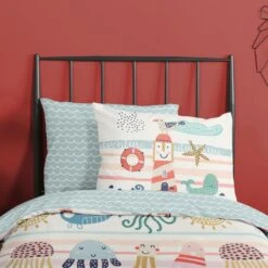 Good Morning Dekbedovertrek "Sea" - Multi - (140x220 Cm) -Kwaliteit Geselecteerde Dekbedovertrekkenwinkel 1000035788 0102