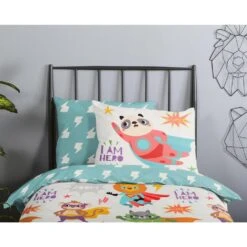 Good Morning Dekbedovertrek "Booh" - Multi - (100x135 Cm) -Kwaliteit Geselecteerde Dekbedovertrekkenwinkel 1000035843 0110