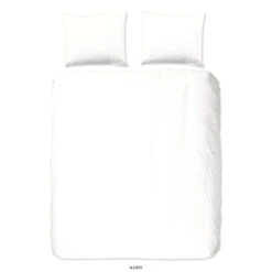 Good Morning Dekbedovertrek "uni White" - Wit - (200x220 Cm)