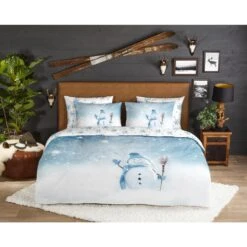 Good Morning Dekbedovertrek "Winter" - Blauw - (200x220 Cm) 7 Good Morning Dekbedovertrek "Winter" - Blauw - (200x220 Cm) -Kwaliteit Geselecteerde Dekbedovertrekkenwinkel 1000035893 0101