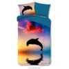 Good Morning Dekbedovertrek "Dolphin" - Multi - (140x220 Cm) -Kwaliteit Geselecteerde Dekbedovertrekkenwinkel 1000035903