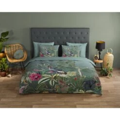 Good Morning Dekbedovertrek "Jill" - Groen - (140x220 Cm) -Kwaliteit Geselecteerde Dekbedovertrekkenwinkel 1000035922 0101