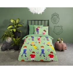 Good Morning Dekbedovertrek "Go" - Groen - (100x135 Cm) 6 Good Morning Dekbedovertrek "Go" - Groen - (100x135 Cm) -Kwaliteit Geselecteerde Dekbedovertrekkenwinkel 1000035933 0101