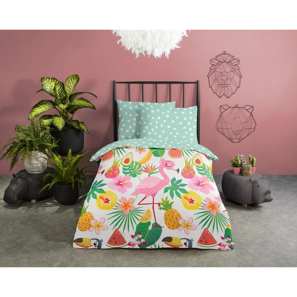 Good Morning Dekbedovertrek "Summer" - Multi - (120x150 Cm) 3 Good Morning Dekbedovertrek "Summer" - Multi - (120x150 Cm)