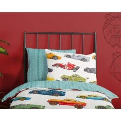 Good Morning Dekbedovertrek "Race" - Multi - (100x135 Cm) -Kwaliteit Geselecteerde Dekbedovertrekkenwinkel 1000035946 0110