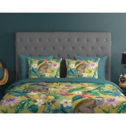 Good Morning Dekbedovertrek "Meet" - Oker - (200x220 Cm) -Kwaliteit Geselecteerde Dekbedovertrekkenwinkel 1000035996 0110