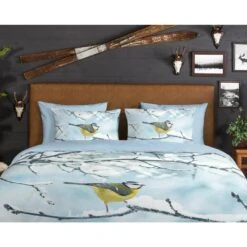 Good Morning Dekbedovertrek "Early" - Blauw - (200x220 Cm) -Kwaliteit Geselecteerde Dekbedovertrekkenwinkel 1000040622 0110