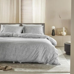 Damai Dekbedovertrek Ebba - Biologisch Katoen - 260x200/220 Cm - Grey -Kwaliteit Geselecteerde Dekbedovertrekkenwinkel 1000041527 0102