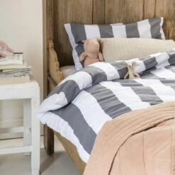 Cinderella Dekbedovertrek Jacky - Katoen - 260x200/220 Cm - Anthracite -Kwaliteit Geselecteerde Dekbedovertrekkenwinkel 1000041608 0103