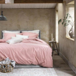 Cinderella Dekbedovertrek Moon - Katoen - 200x200/220 Cm - Cameo Pink -Kwaliteit Geselecteerde Dekbedovertrekkenwinkel 1000043001 0101