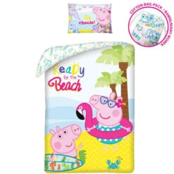 Peppa Pig Dekbedovertrek Ready For The Beach - 140 X 200 Cm - Katoen 8 Peppa Pig Dekbedovertrek Ready For The Beach - 140 X 200 Cm - Katoen -Kwaliteit Geselecteerde Dekbedovertrekkenwinkel 1000044580 0102