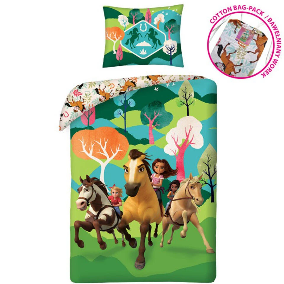 Spirit Dekbedovertrek Fortuna - Eenpersoons - 140 X 200 Cm - Katoen 5 Spirit Dekbedovertrek Fortuna - Eenpersoons - 140 X 200 Cm - Katoen - Afbeelding 3