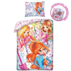 Winx Club Dekbedovertrek Bloom- Eenpersoons - 140 X 200 Cm - Katoen 8 Winx Club Dekbedovertrek Bloom- Eenpersoons - 140 X 200 Cm - Katoen -Kwaliteit Geselecteerde Dekbedovertrekkenwinkel 1000044602 0102