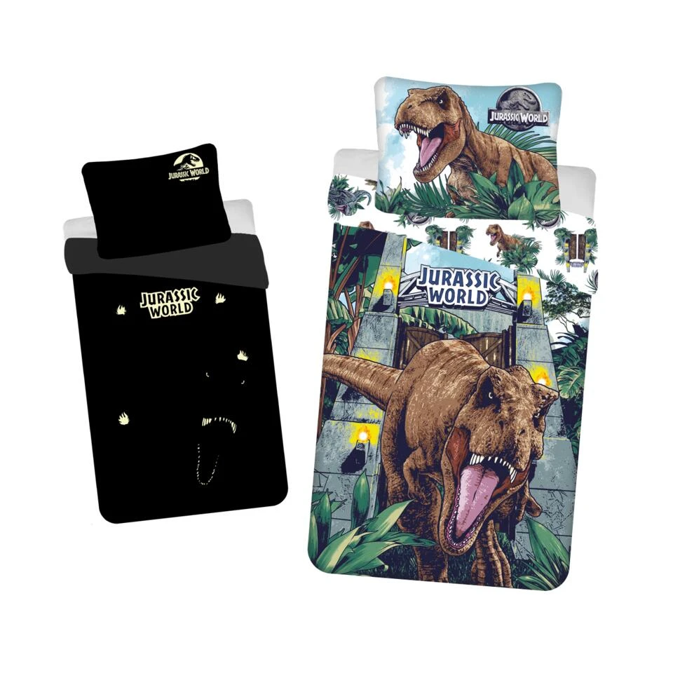 Jurassic World Dekbedovertrek Roar - 140 X 200 Cm - Katoen 3 Jurassic World Dekbedovertrek Roar - 140 X 200 Cm - Katoen