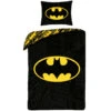 Batman Dekbedovertrek Logo - Eenpersoons - 140 X 200 Cm - Katoen -Kwaliteit Geselecteerde Dekbedovertrekkenwinkel 1000044605