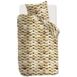 Ariadne At Home Dekbedovertrek Big Oker-1-persoons (140 X 200/220 Cm) -Kwaliteit Geselecteerde Dekbedovertrekkenwinkel 1000045144 0101