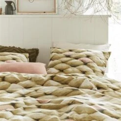 Ariadne At Home Dekbedovertrek Big Oker-1-persoons (140 X 200/220 Cm) -Kwaliteit Geselecteerde Dekbedovertrekkenwinkel 1000045144 0102