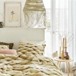 Ariadne At Home Dekbedovertrek Big Oker-1-persoons (140 X 200/220 Cm) -Kwaliteit Geselecteerde Dekbedovertrekkenwinkel 1000045144 0103